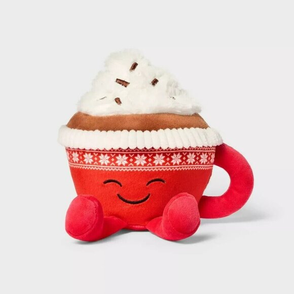 Gigglescape 5" Holiday Hot Cocoa Mug Soft Plush Toy - Picture 1 of 14